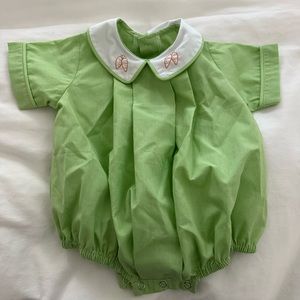 Easter carrot green baby bubble